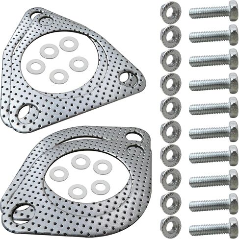 2024 New 4Pcs Aftermarket 2.5" Catalytic Converter Gaskets Kit with Hardware for VQ35DE Engines in Saudi Arabia