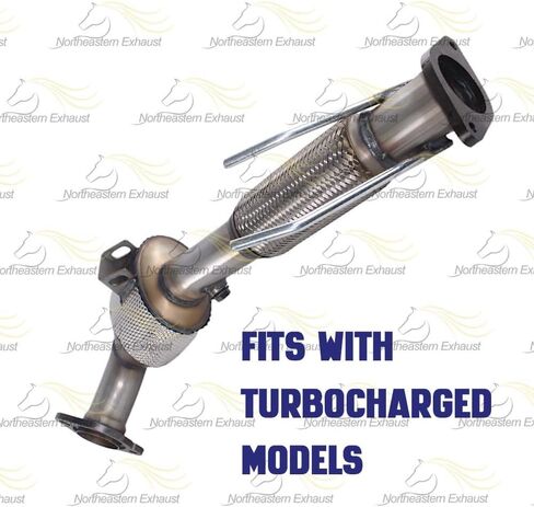 Northeastern Exhaust | Stainless Steel EPA-Approved Catalytic Compatible for 2015-2017 Ford Edge 2.0L | Free Gaskets and Bolts & Nuts Included | Turbocharged Models | Automotive Replacement Part in Saudi Arabia