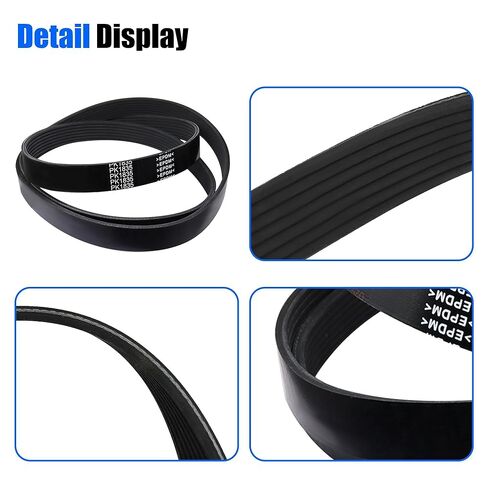 Engine Serpentine Drive Belt Fits for Honda Accord 2008-2012 L4 2.4L Replaces K070721 7PK1835 56992R40A01 56992R40A02 in Saudi Arabia