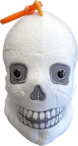 GIANTmicrobes Skull Plush Keychain, Skull Stuffed Animal, Anatomical Skull Gift, Halloween Skull Decor, Anatomy Skull, Human Skull Model Plushie, Skull Anatomy Model, Skull Pillow, Skull Toy in Saudi Arabia