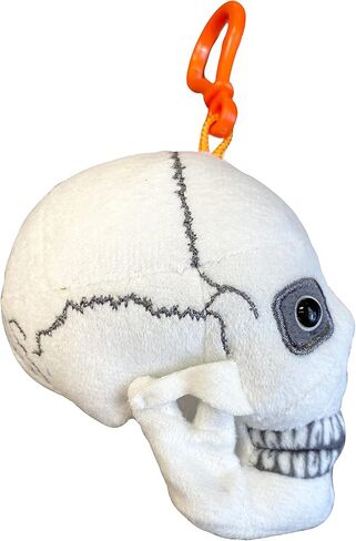 GIANTmicrobes Skull Plush Keychain, Skull Stuffed Animal, Anatomical Skull Gift, Halloween Skull Decor, Anatomy Skull, Human Skull Model Plushie, Skull Anatomy Model, Skull Pillow, Skull Toy in Saudi Arabia