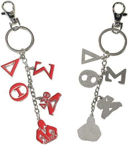 Delta Sigma Theta Adult Durable Metal Key Keeper, Mascot Charm & Letter Key Ring with Self-Locking Metal Gate Clip for for Men Women in Kuwait