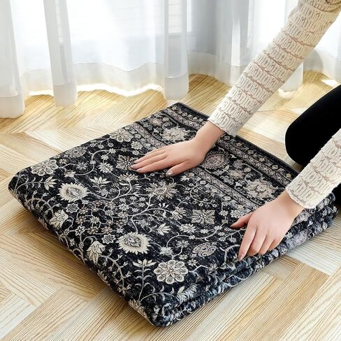 2x3 Rug,Boho Vintage Oriental Washable Rugs,Collapsible Area Rug for Bedroom, Entryway, Kitchen, Bathroom in Saudi Arabia