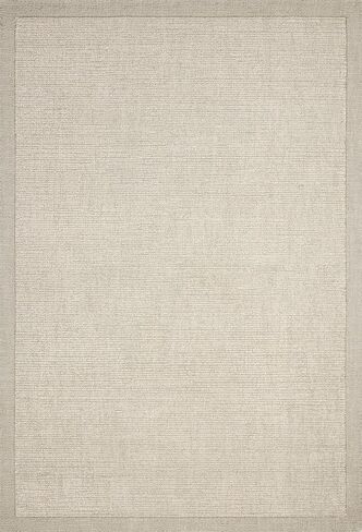 سجادة Loloi Magnolia Home من Joanna Gaines Henley Collection HNY-01 عاجي/فضي 7'-9" x 9'-9" in Saudi Arabia