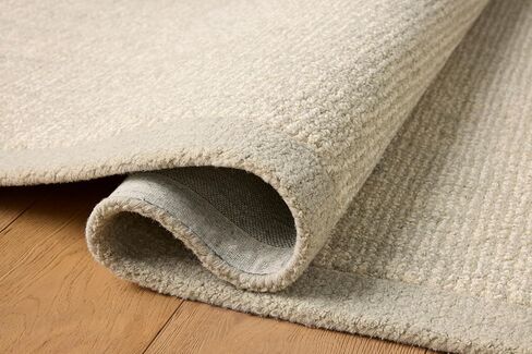 سجادة Loloi Magnolia Home من Joanna Gaines Henley Collection HNY-01 عاجي/فضي 7'-9" x 9'-9" in Saudi Arabia