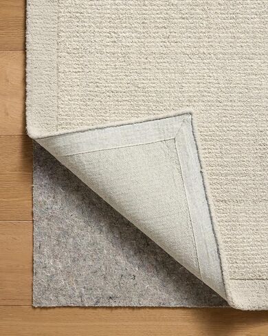 سجادة Loloi Magnolia Home من Joanna Gaines Henley Collection HNY-01 عاجي/فضي 7'-9" x 9'-9" in Saudi Arabia