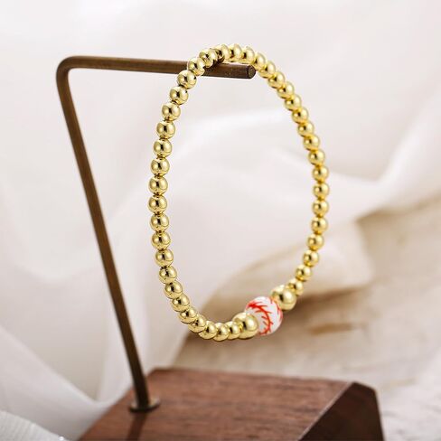 Baseball Bracelet for Women Game Day Bracelet Baseball Sports Accessories Jewelry in Kuwait