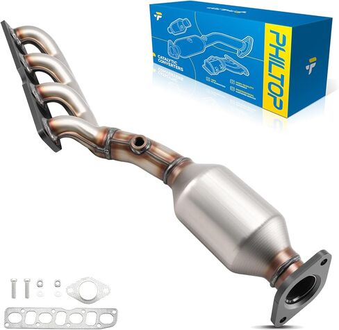 PHILTOP Right Catalytic Converter Kit Direct-Fit Direct-Fit Replacement For 2004-2013 TITAN, 2005-2013 Armada, 2008-2012 Pathfinder 5.6L, 2005-2010 QX56 OE Replace 16479 (EPA Compliant) in Saudi Arabia