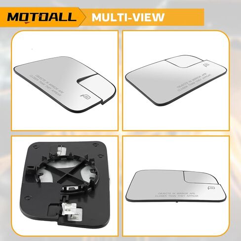 MOTOALL Mirror Glass Heat No-Blind Spot Right Passenger Side Fit for Ford Edge 2011-2014 for Lincoln MKX 2011-2015 in Saudi Arabia