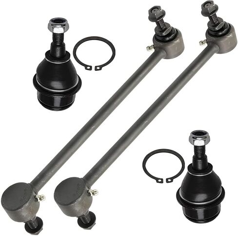 Detroit Axle - AWD Front Stabilizer Sway Bars + Lower Ball Joints Replacement for 2014-2018 Jeep Cherokee - 4pc Set in Saudi Arabia