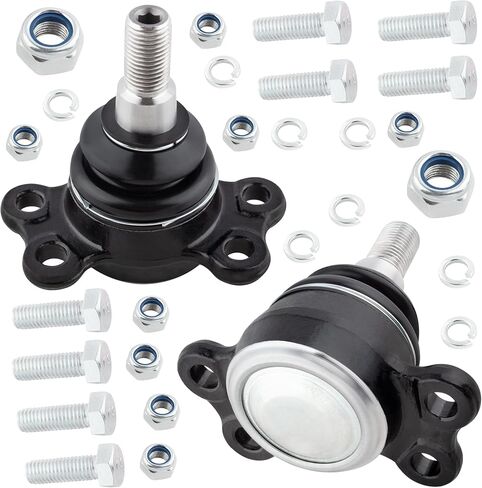 2x Front Lower Ball Joints + 2x Front Upper Ball Joints Set Suspension Kit Fit For Isuzu Pickup 1988 1989 1990 1991 1992 1993 1994 1995 Pickup 2WD Replace# K9463 K9452 in Saudi Arabia