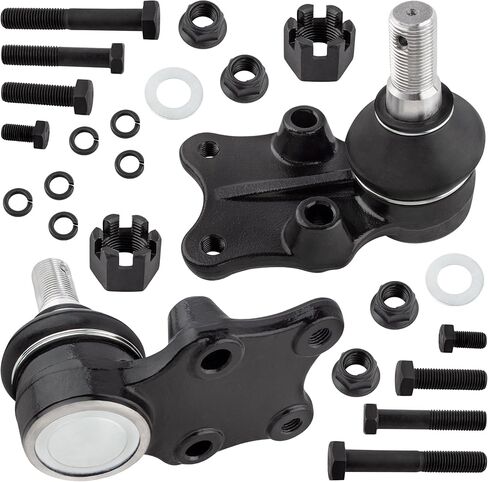 2x Front Lower Ball Joints + 2x Front Upper Ball Joints Set Suspension Kit Fit For Isuzu Pickup 1988 1989 1990 1991 1992 1993 1994 1995 Pickup 2WD Replace# K9463 K9452 in Saudi Arabia