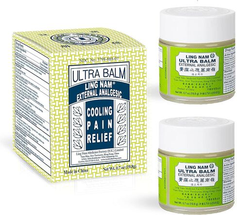 Ultra Balm External Analgesic, for Cooling Pain Relief Simple Backache Arthritis Strains Bruises Sprain, Muscle Pain, Muscle Soreness,0.7oz/19.8g in Saudi Arabia