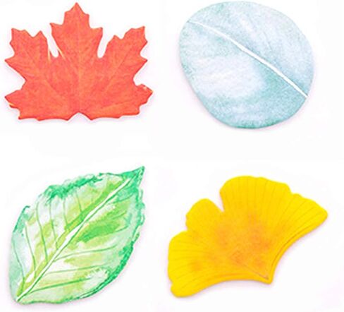 Sticky Notes in 4 Leaf-Shaped Designs (30 Sheets per Shape, 120 Sheets in Total) in Kuwait