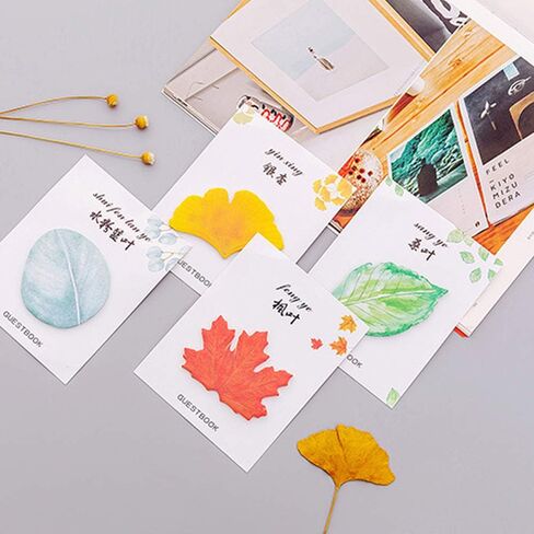Sticky Notes in 4 Leaf-Shaped Designs (30 Sheets per Shape, 120 Sheets in Total) in Kuwait
