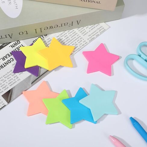 Star Sticky Notes 480 Sheets Colorful Sticky Notes for Notebooks Star Shape Self-Sticky Note Pads for School Office Home Notebook Supplies in Kuwait