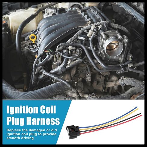 4 قطعة ملف الإشعال موصل ل Scion TC L4 2.4L 2005-2010 لتويوتا كامري L4 2.4L 2002-2010 No.9098011885- in Kuwait