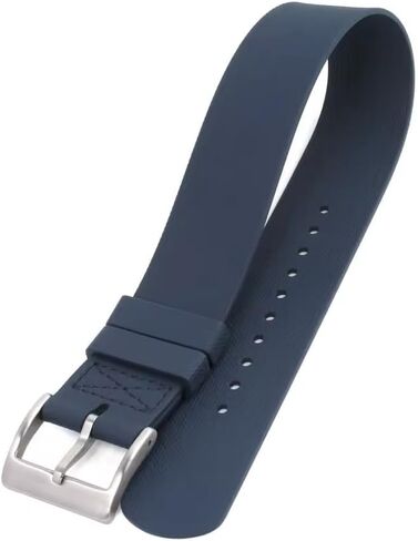 Onthelevel FKM Rubber Watch Strap 20mm 21mm 22mm Waterproof Silicone Single Pass Strap Soft Durable Sprot Watch Band in Saudi Arabia