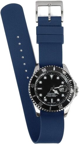 Onthelevel FKM Rubber Watch Strap 20mm 21mm 22mm Waterproof Silicone Single Pass Strap Soft Durable Sprot Watch Band in Saudi Arabia