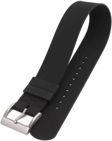 Onthelevel FKM Rubber Watch Strap 20mm 21mm 22mm Waterproof Silicone Single Pass Strap Soft Durable Sprot Watch Band in Saudi Arabia
