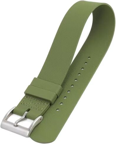 Onthelevel FKM Rubber Watch Strap 20mm 21mm 22mm Waterproof Silicone Single Pass Strap Soft Durable Sprot Watch Band in Saudi Arabia