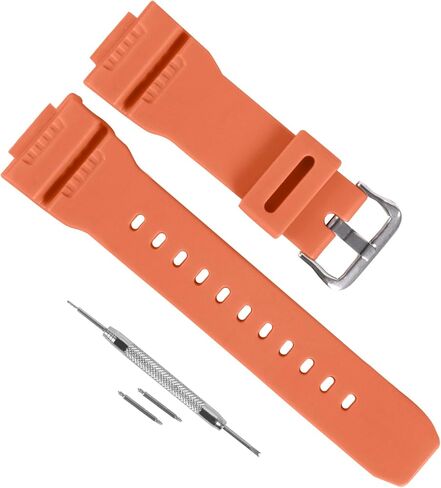 16mm Replacement Rubber Resin Watchband for Casio G-7900SL/GW-7900B/GR-7900NV，Durable Waterproof Men's Watchband Replacement, Casio G Shock Band Replacement in Saudi Arabia