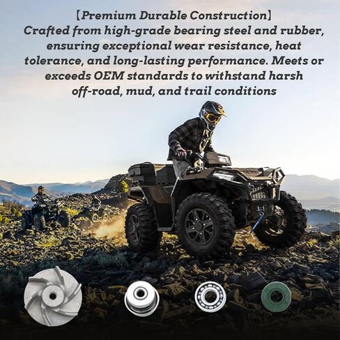 مجموعة إعادة بناء سدادة مضخة المياه من KARSEE متوافقة مع Polaris Sportsman/Ranger/Scrambler/Magnum 400 425 450 500 550 (1995-2014) 3084837 3084836 3086840 in Kuwait