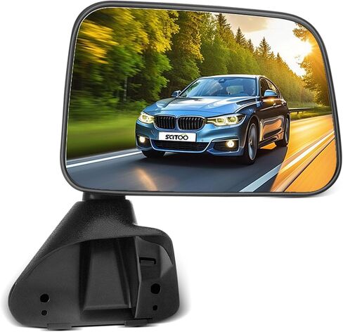 SCITOO Passenger Side View Mirror Compatible with 1987-1989 For Toyota 4Runner 1987-1995 Pickup Manual Fold Non-heated Manual Adjustment Black Right Outside Exterior Mirror RM72004-111R in Saudi Arabia