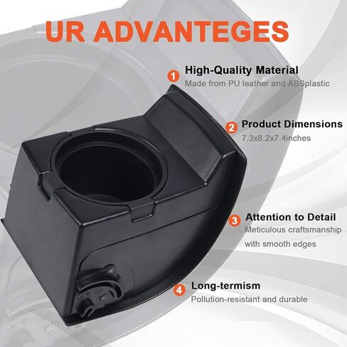 15820550 Rear Seat Cup Holder Fit for Hummer H3 2006-2010, Food and Beverage Cooler/Warmer Lid, Replace# 15830701 15255363 15255364 15255365 in Kuwait