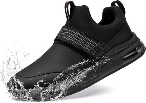 LARNMERN Men Chef Non Slip Shoes Work Waterproof Restaurant Slip-On Shoes Catering Services Comfortable Casual in Saudi Arabia