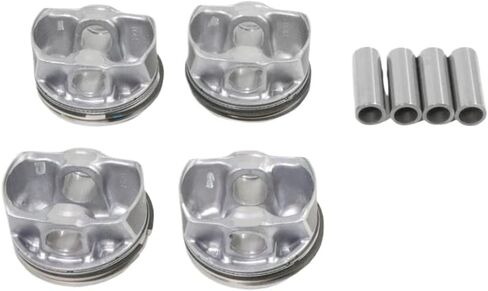 مجموعة المكبس والخواتم EJ7Z-6108-A EJ7Z6108A EJ7Z-6135-A مجموعة مكونة من 4 قطع قياسية 87.5 مللي متر لمحرك 2015-2019 Focus Mustang MKC 2.3L in Kuwait