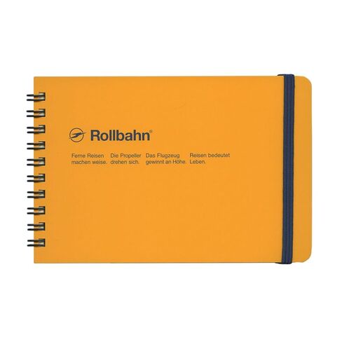 Delfonics Rollbahn Spiral Horizontal Notebook, 7 in. x 4 in. (Yellow) in Saudi Arabia