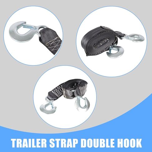 WFLNHB Trailer Winch Strap Double Hook Replacement for Ranger Boats 9642019 in Kuwait