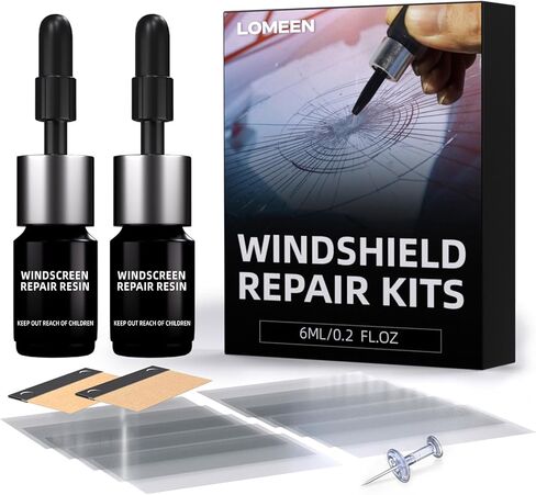 Windshield Crack Repair Kit, Glass Repair Resin for Windshield Chips Quick Car Glass Chip Repair-2 Pack in Saudi Arabia