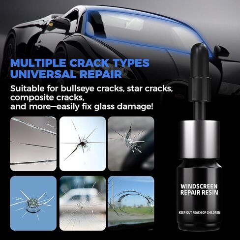 Windshield Crack Repair Kit, Glass Repair Resin for Windshield Chips Quick Car Glass Chip Repair-2 Pack in Saudi Arabia
