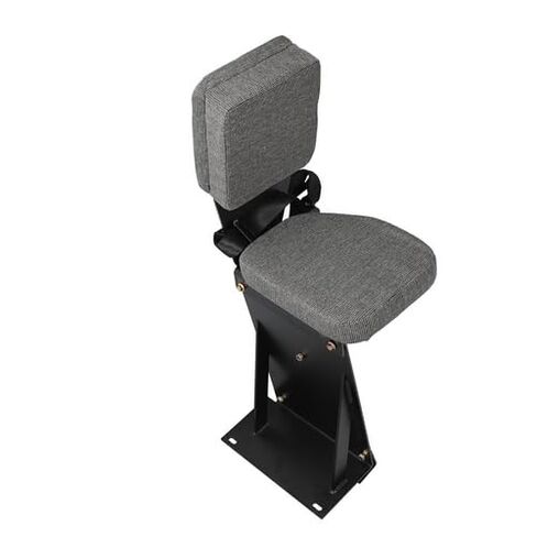 Side Kick Buddy Seat Assembly Fabric Gray fits Case IH 7110 7120 7130 7140 7150 7210 7220 7230 7240 7250 8910 8920 8930 8940 8950 in Kuwait