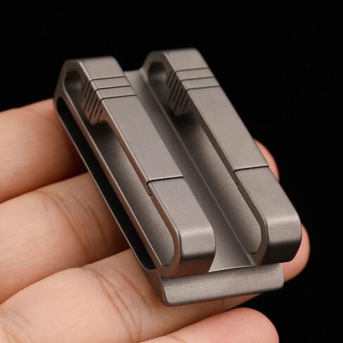 سلسلة مفاتيح بمشبك حزام من التيتانيوم، حامل مفاتيح بحلقة حزام مع مشبك خلفي، مشابك سلسلة مفاتيح للسيارة سريعة الإصدار هدايا للرجال in Kuwait