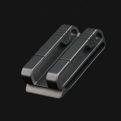 سلسلة مفاتيح بمشبك حزام من التيتانيوم، حامل مفاتيح بحلقة حزام مع مشبك خلفي، مشابك سلسلة مفاتيح للسيارة سريعة الإصدار هدايا للرجال in Kuwait