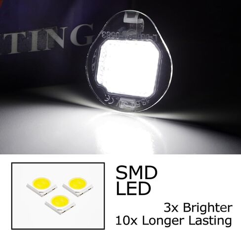 iJDMTOY أبيض 18-SMD LED كامل أسفل الباب الجانبي أضواء بركة متوافقة مع Jeep 2014-2023 Cherokee (KL) in Saudi Arabia