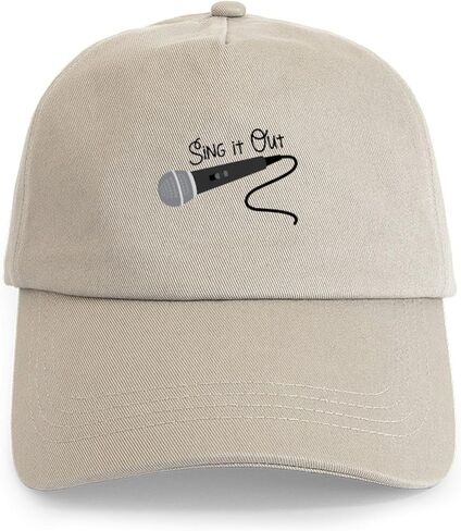 CafePress Sing Your Song Adjustable Baseball Cap in Saudi Arabia