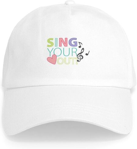 CafePress Sing Your Song Adjustable Baseball Cap in Saudi Arabia