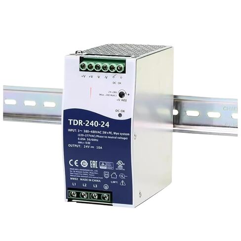 1 قطعة TDR-240-24 240W24V10A TDR-240-48 240W48V5A TDR-240 تحويل التيار الكهربائي (TDR-240-24V 10A) in Saudi Arabia