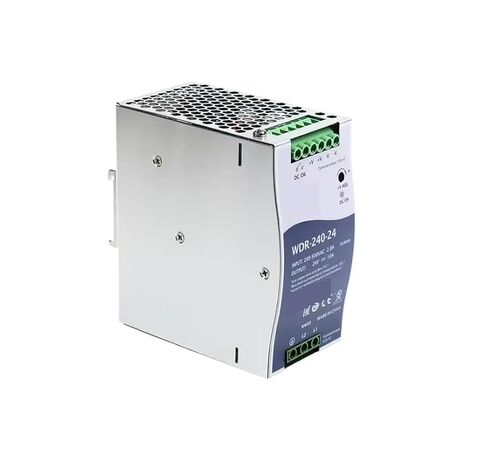 1 قطعة WDR-240 WDR-240-24 24 فولت WDR-240-48 48 فولت 240 واط مخرج واحد مصدر طاقة السكك الحديدية الصناعية DIN (WDR-240-48) in Kuwait