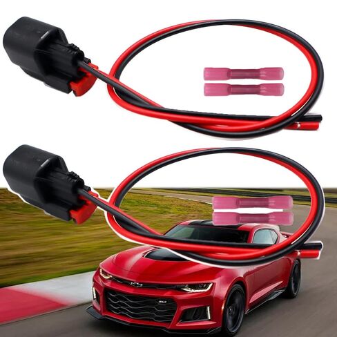 2pcs 2-Way Fog Lamp Fog Light Connector Pigtail Compatible with 2010-2019 Ford Taurus Harness Wiring Plug WPT-1051, 5U2Z14S411ZB, 5U2Z-14S411-ZB in Saudi Arabia