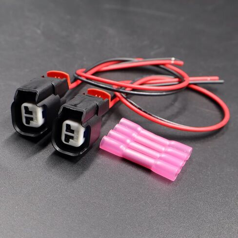 2pcs 2-Way Fog Lamp Fog Light Connector Pigtail Compatible with 2010-2019 Ford Taurus Harness Wiring Plug WPT-1051, 5U2Z14S411ZB, 5U2Z-14S411-ZB in Saudi Arabia