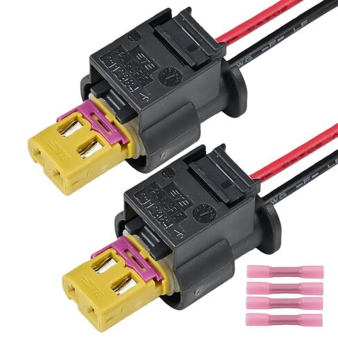2PCS Fog Light Connector Plug fit for VW Volkswagen GTI 2016-2020, Pigtail Wiring Harness 07P973702 in Saudi Arabia