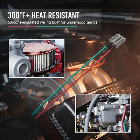 HEI الموزع ضفيرة سلك تسخير 2 حزمة موصل مقياس سرعة الدوران وبطارية 12 فولت لاستبدال RV Chevy GM HEI 170072 in Kuwait