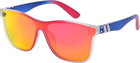 Mass Vision 'The Prime Time' Trendy Sport Sunglasses for Men & Women – Lightweight One-Piece Lens, UV Protection, Stylish Fit in Saudi Arabia