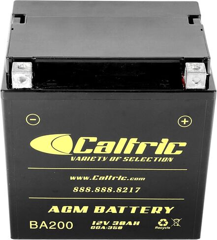 بطارية كالتريك AGM متوافقة مع هارلي ديفيدسون 66010-97E 12V / 30 AH/CCA 350 in Saudi Arabia