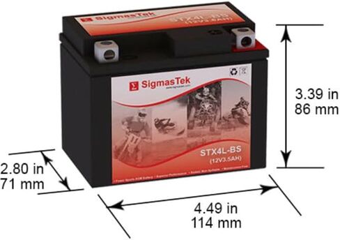 PTX4L-BS Motorcycle Battery (Replacement) in Saudi Arabia